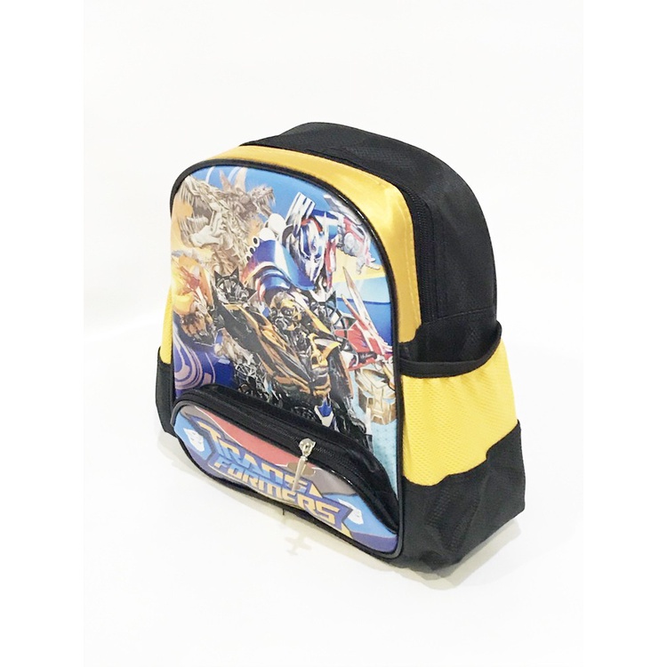 Showme Tas Ransel Anak Sekolah PAUD TK Tinggi 26cm X Panjang 21.5 cm X lebar 10cm TRANSFORMERS