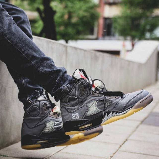 nikw air jordan 5 off white