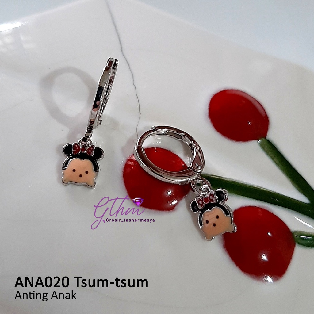 Anting Anak TSUM-tsum Gold Plated Perhiasan fashion anak anti karat ana020