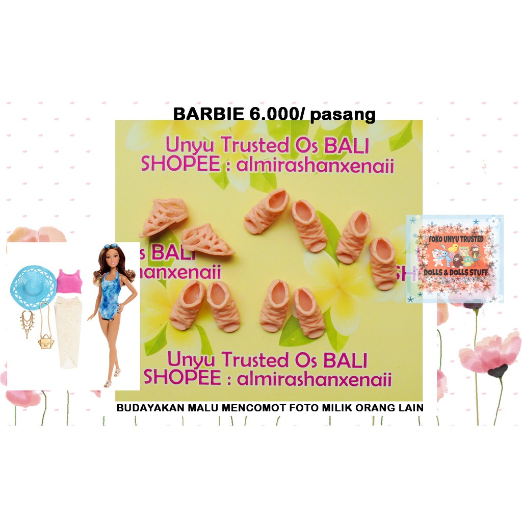 (S.E.P.A.T.U) Boneka Barbie Mattel/Barbie Doll/Stacie/Skipper/Blythe/Licca (ORIGINAL) - CREAM E01