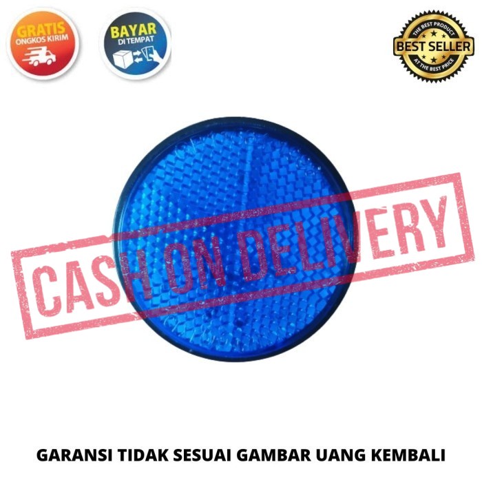 Lampu LED mata kucing bulat nmax new - Biru