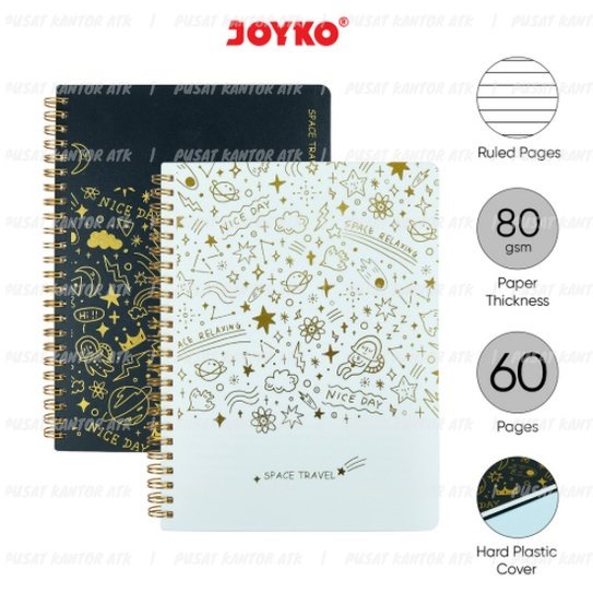 

Notebook Bergaris Joyko NB-710 A5 Space Travel Diary NB710 NB 710 | Ruled Notebook Buku Catatan Bergaris Motif Galaksi Langit Hitam dan Putih | Murah Berkualitas Grosir dan Eceran Original