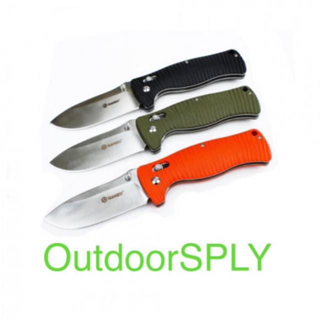 Ganzo G 720 Pisau Lipet Pocket Knife Stainless Steel Camping