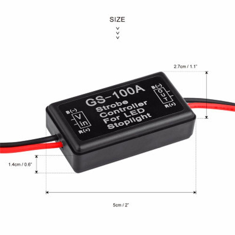 Lanfy Flash Controller Aksesoris Motor Untuk Mobil Otomatis Untuk Kendaraan Lampu Sinyal GS-100A Strobo Controller