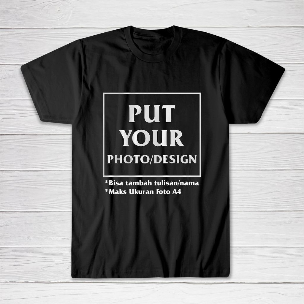 Kaos Foto Viral | Kaos Custom Foto | Kaos TIKTOK | Request Bisa Pakai Foto Kalian | Kaos Distro