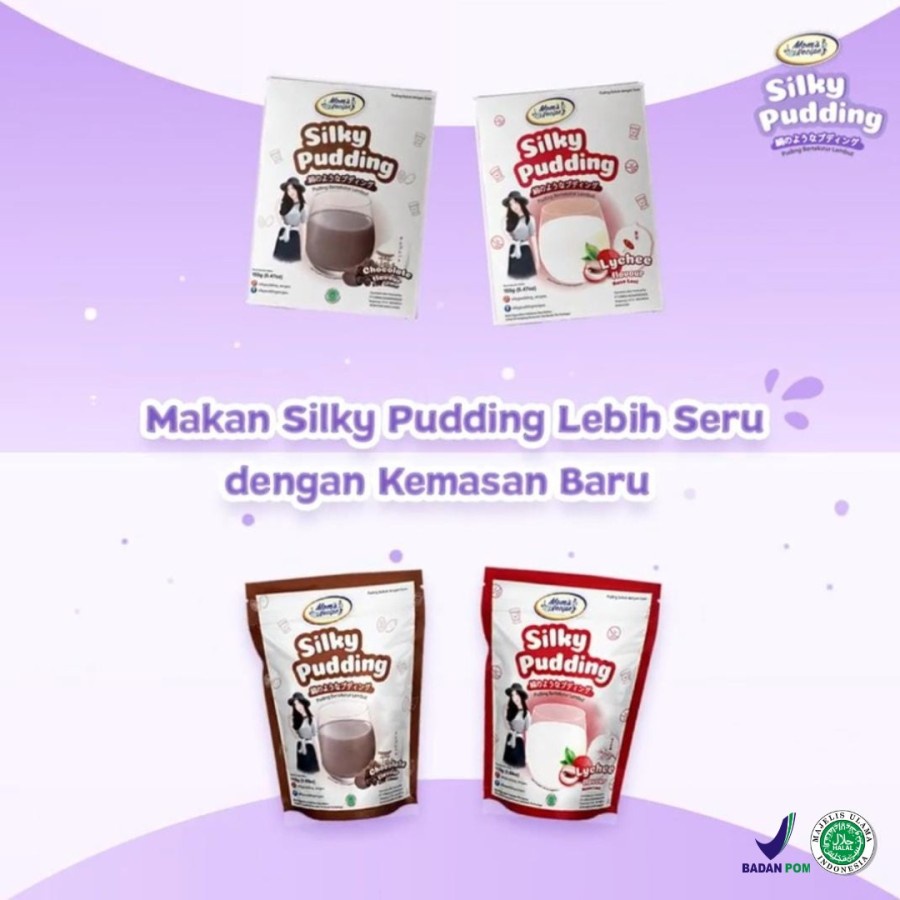 SILKY PUDDING POUCH ALL VARIANT FORISA MOM'S RECIPE 110g