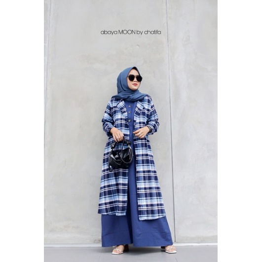 ABAYA MOON BY CHATIFA GAMIS ABAYA KEKINIAN TERMURAH TERCANTIK TERLARIS