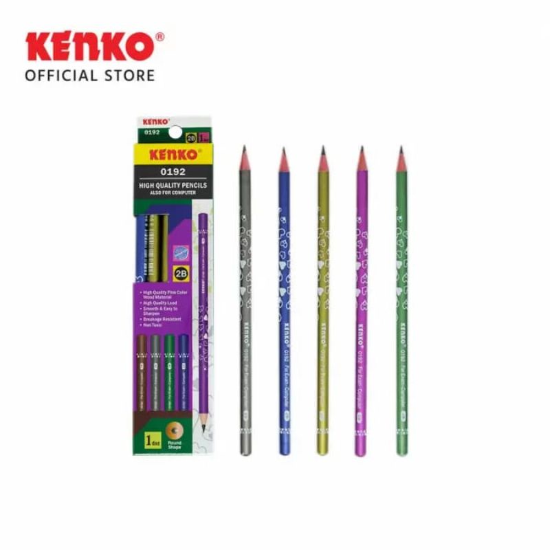

Pensil 2B KENKO 0192 LOVE (12pc) sudah diraut