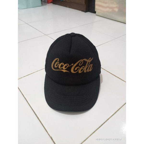 Topi Coca Cola Black