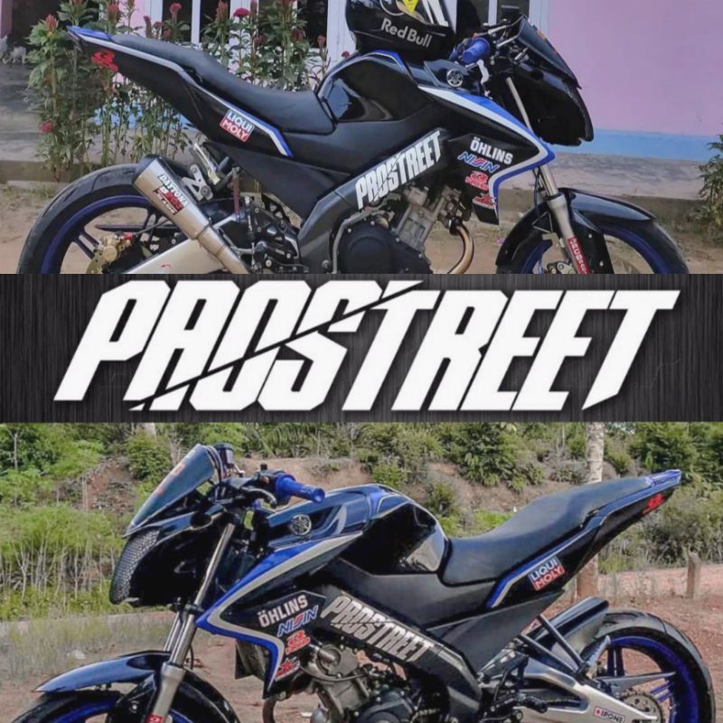 CV.GSC stiker cutting PROSTREET rangka deltabox all vixion