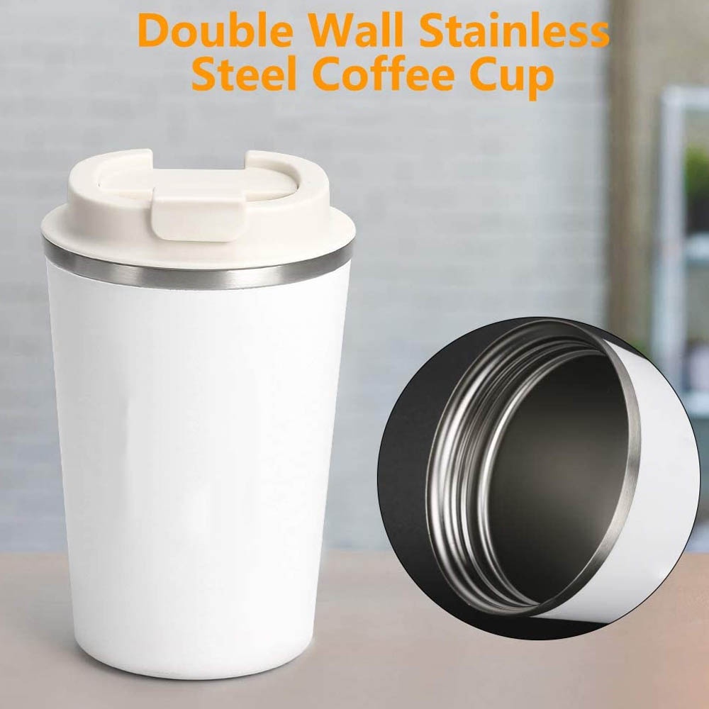 Suction Cup Termos Gelas T35 - Anti Tumpah Anti Panas Cup Kopi Teh Gampang Dibawa - TAHAN PANAS DAN DINGIN 350ml