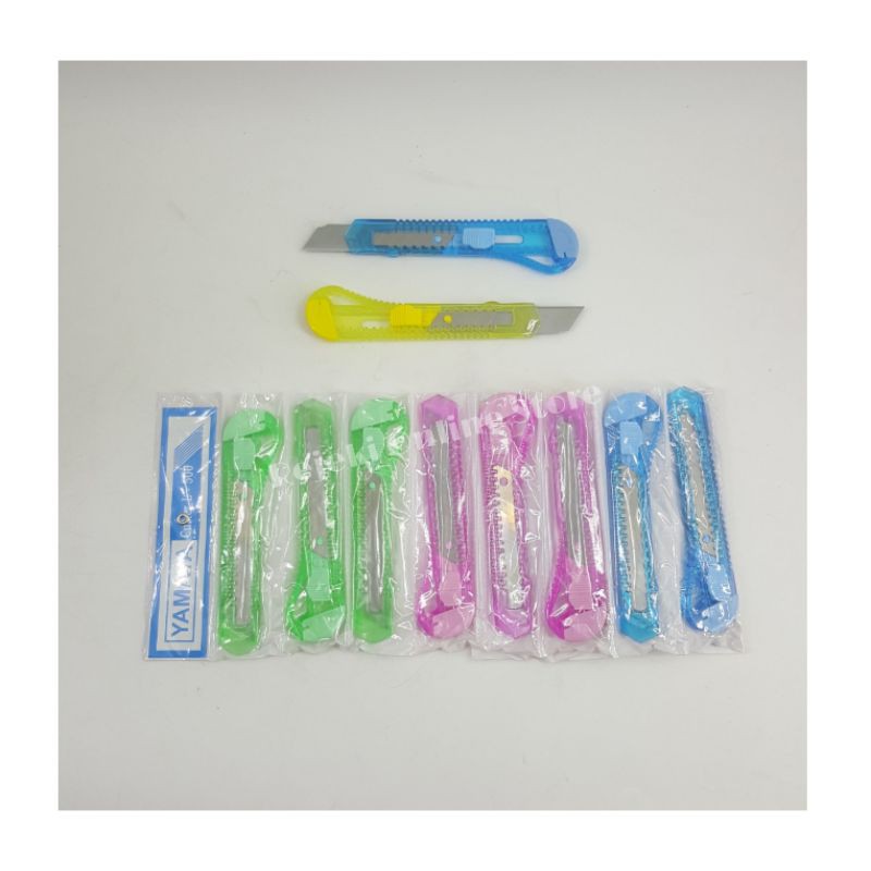 

Pisau Cutter Transparant isi 12