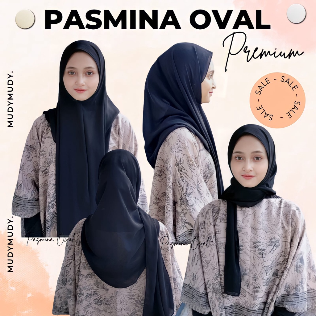 HIJAB PASHMINA OVAL//MUDYMUDY