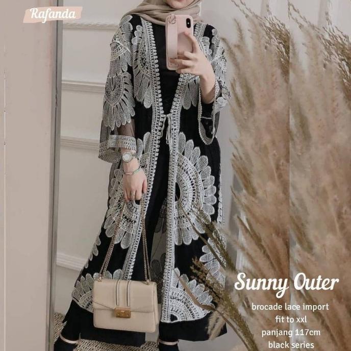 [COD] Sunny Outer Jumbo kekinian outerwear jumbo outer wanita outer brukat [COD]