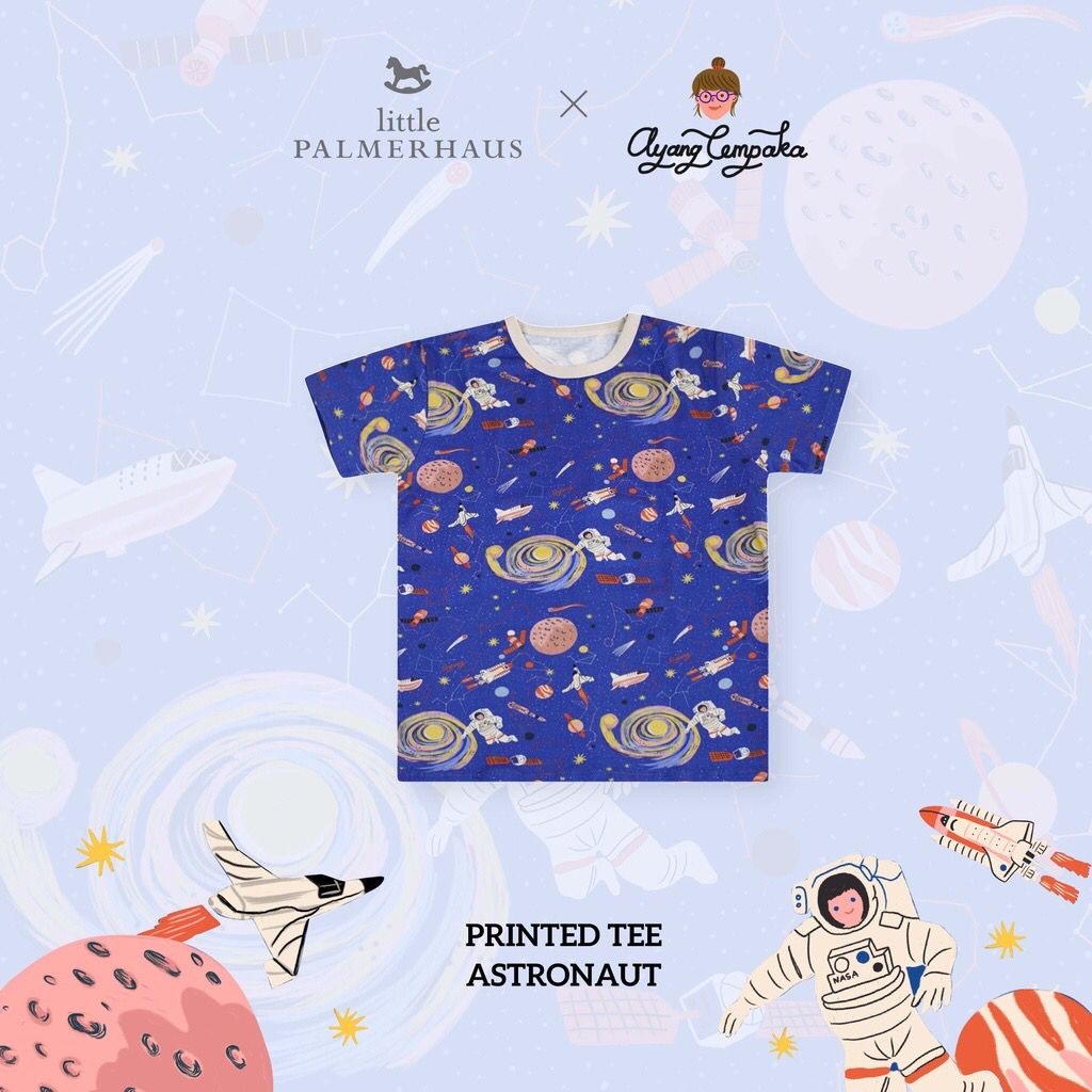 PROMO 7.7 PROMO BAJU LEBARAN PROMO MURAH HABISIN STOK Little Palmerhaus Printed Tee Disney Edition x AYANG CEMPAKA x PALMERHAUS (Kaos Anak Kaos Bayi)