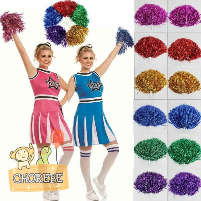 

Tissue Pompom / Kertas Pompom Cheerleader / Pompom Nari Pemandu Sorak