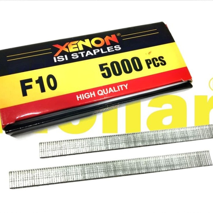 

XENON F10 ISI STAPLES MESIN PAKU TEMBAK REFILL AIR NAILER STAPLER GUN