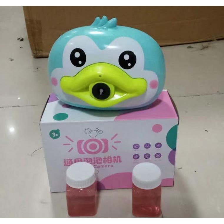 Mainan Bubble Elektrik Bentuk Kamera machine / Gelembung Bubble camera Lampu Dan Musik