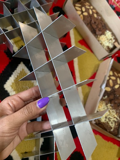 Sekat Loyang Brownies 20x10 / Sekat Loyang Kue 20x10 / Isi 15 Kotak