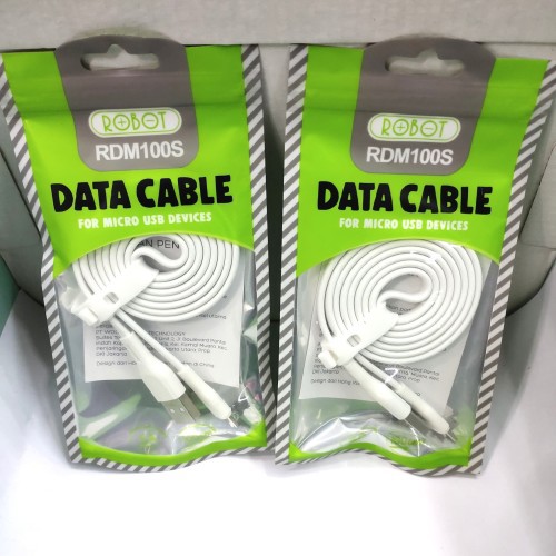 ROBOT Kabel Data RDM100S Android Micro USB 1M Data Cable - Garansi Resmi 1