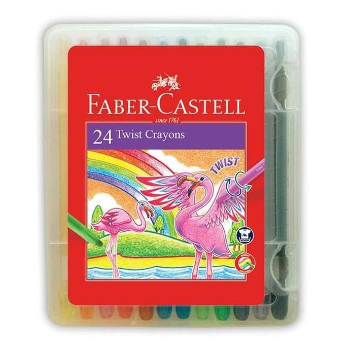 

Twist Crayon 24 Warna / Crayon Putar 24 Warna Faber Castell
