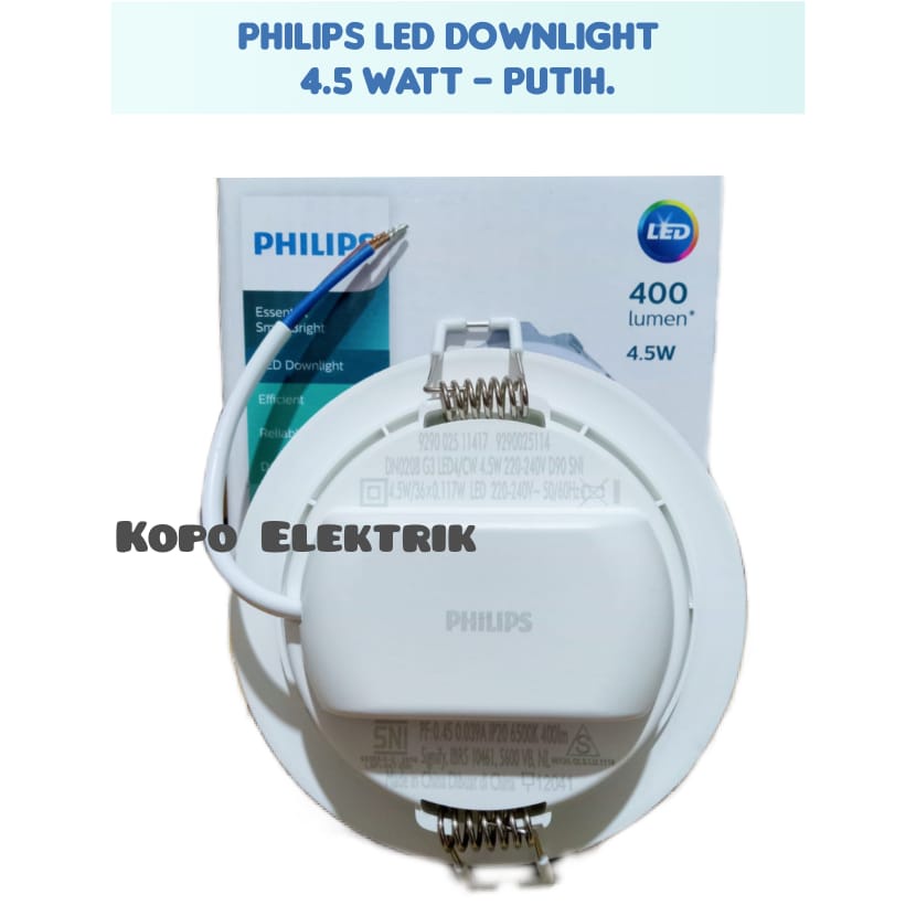 Philips Downlight LED 4.5 Watt DN020B G3 - Putih