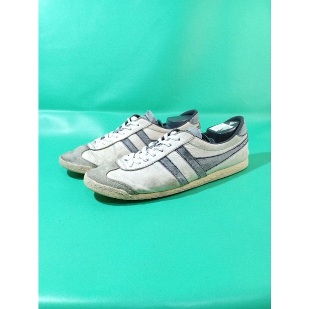 sepatu gola leather vintage white ori 44