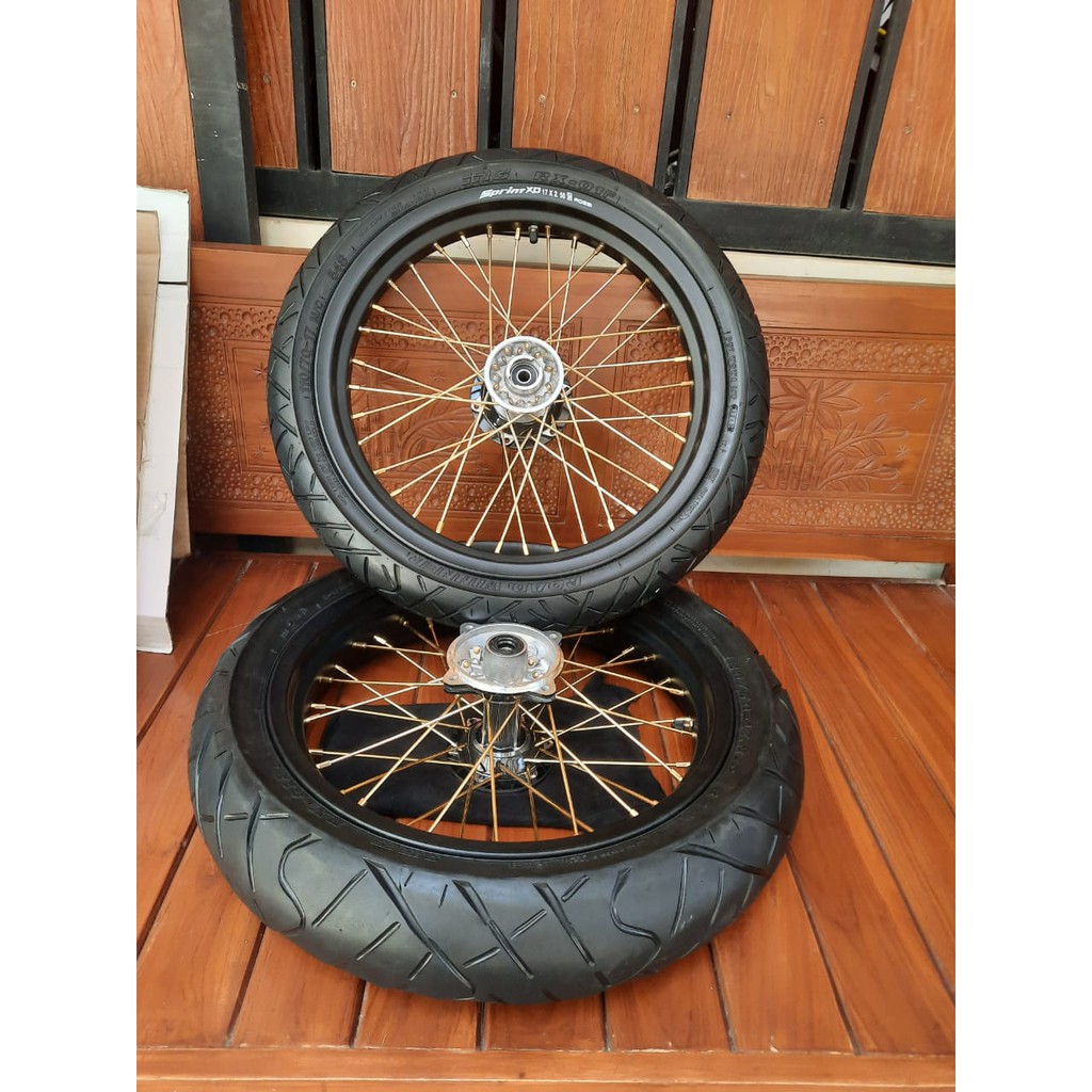 RODA SUMO KLX 150 D-TRACKER BAN SUPERMOTO KLX RODA SUPERMOTO D TRACKER