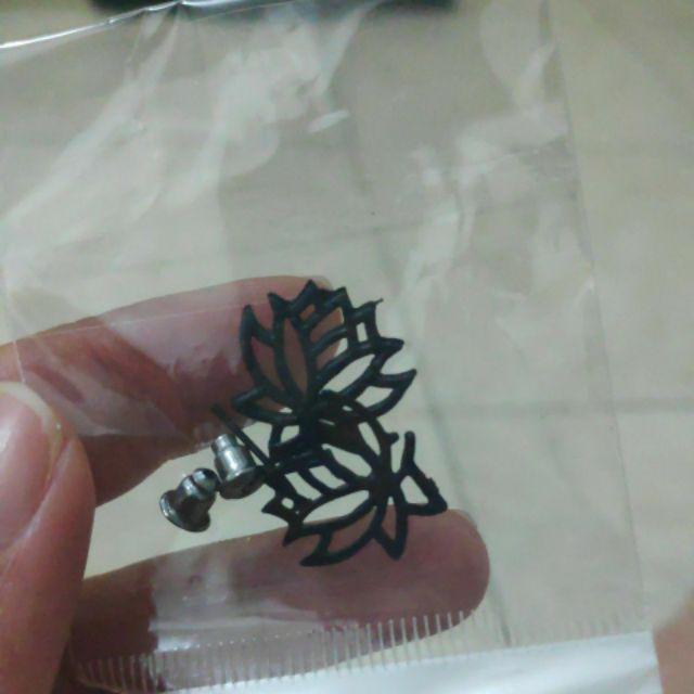 Anting Bunga Teratai Tanaman Bunga Perempuan Berongga Sederhana Dan Bergaya