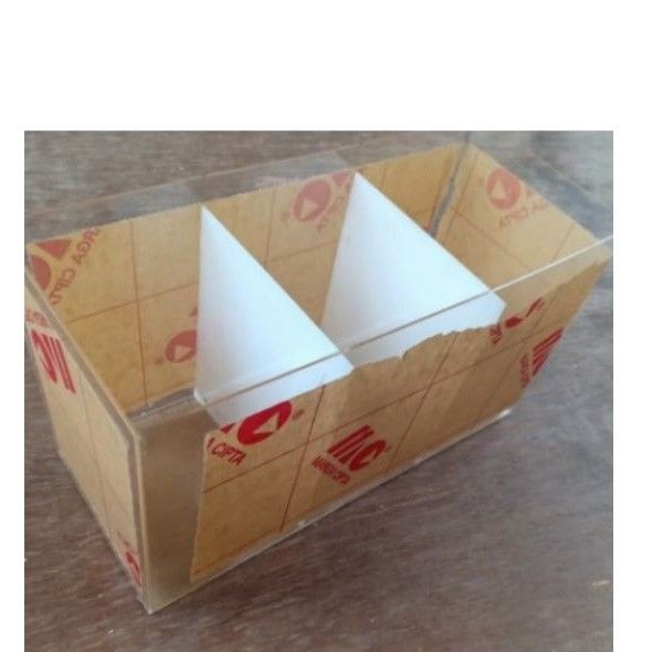 AQUARIUM SOLITER AKRILIK CUPANG AKUARIUM SEKAT 3 KAMAR P30xL10xT15 2mm