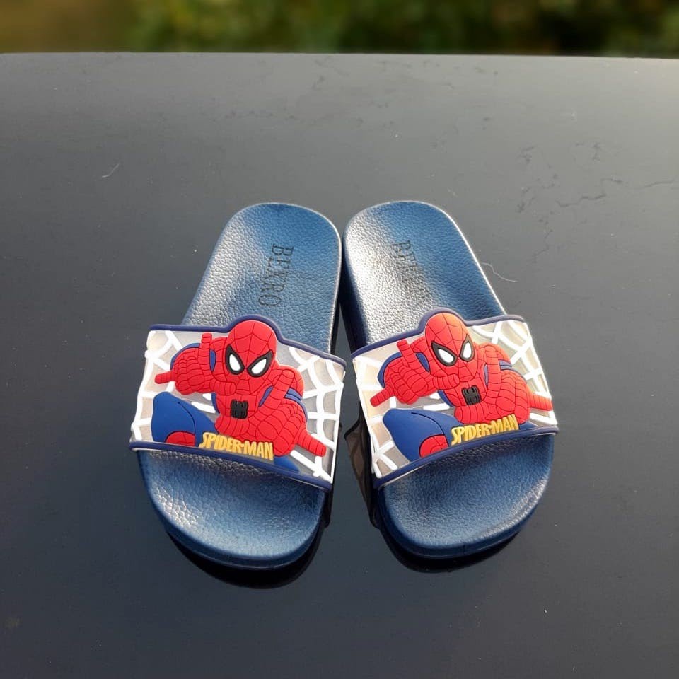 8B Sandal Anak Import Laki laki Umur 3 4 5 6 7 8 tahun - Bekro Karakter Spiderman