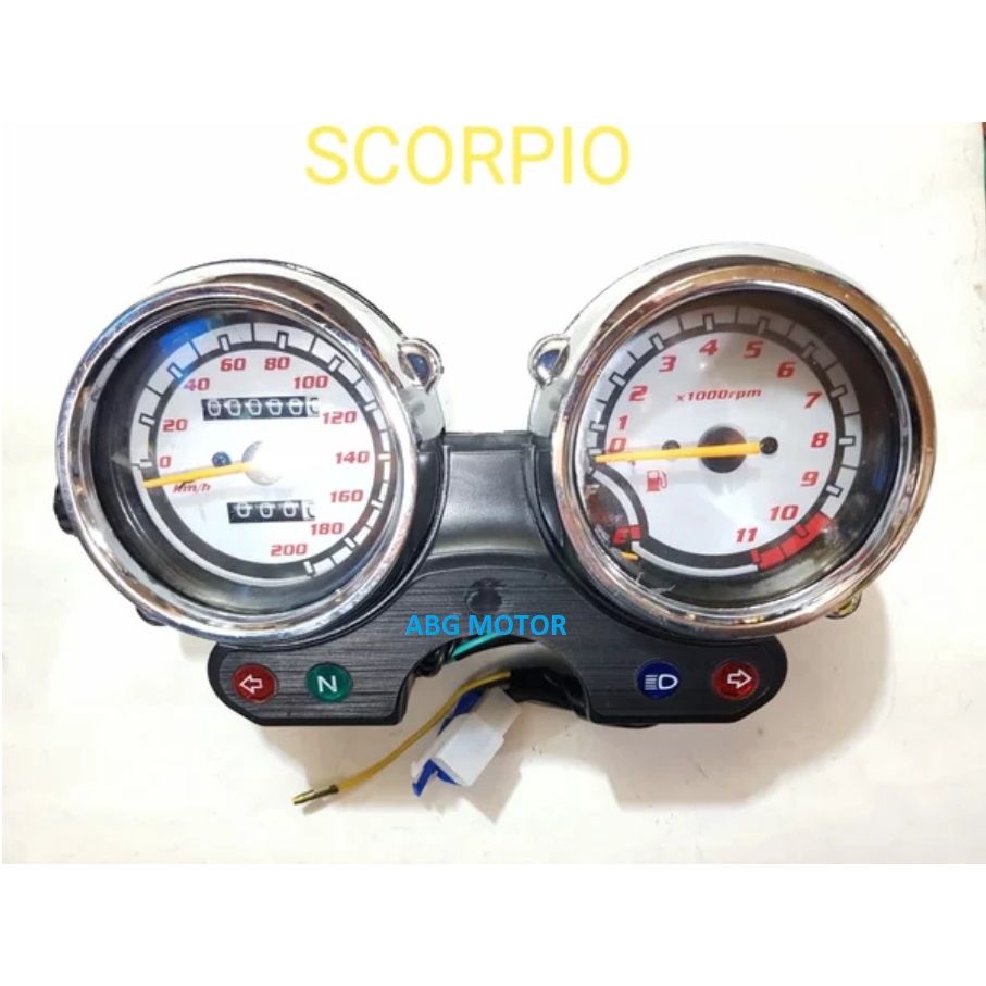 Jual SPEEDO SPEEDOMETER KILOMETER KOMPLIT YAMAHA SCORPIO Indonesia