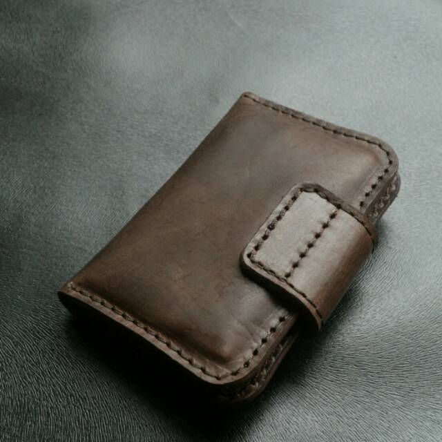 DOMPET KARTU KULIT ASLI MOSER - GRATIS UKIR NAMA