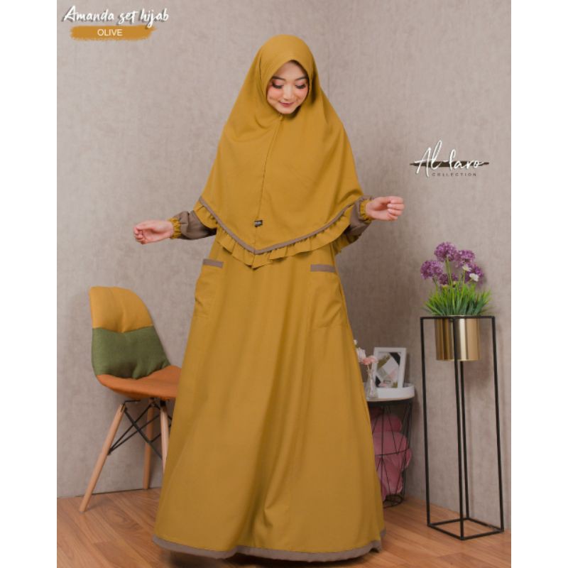 GAMIS AMANDA SET HIJAB BY ALFARO 185RBan