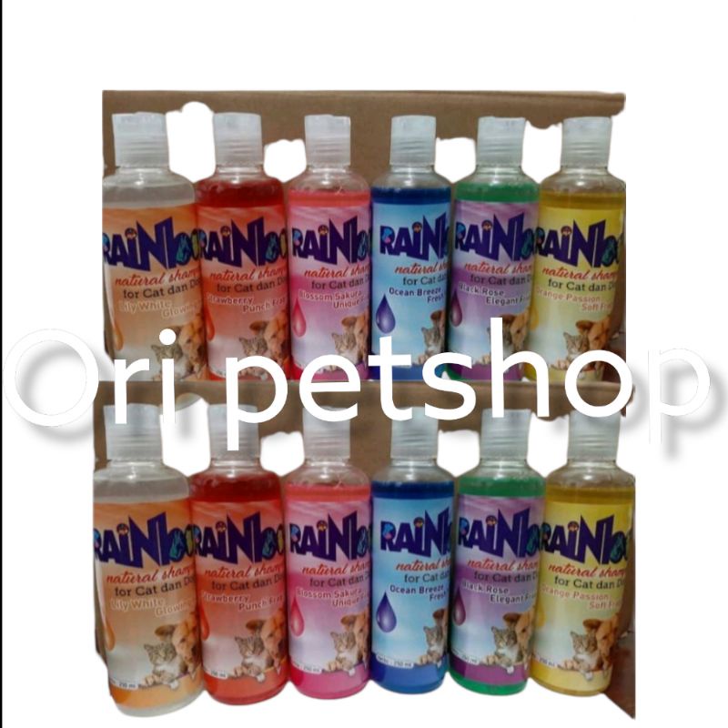 shampo rainbow kucing dan anjing 250ml