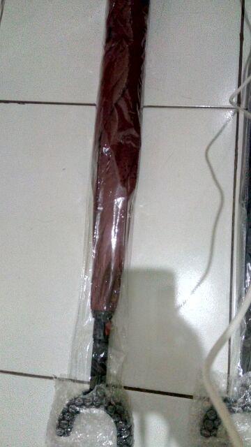 Payung Terbalik Kazbrella 2nd Generation Tombol Merah Non Sarung