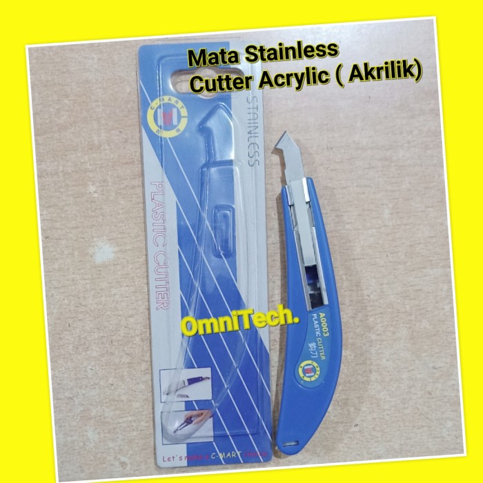 

Dijual Pisau Cutter Kater Potong Acrylic Akrilik Mata Stainless Trendi