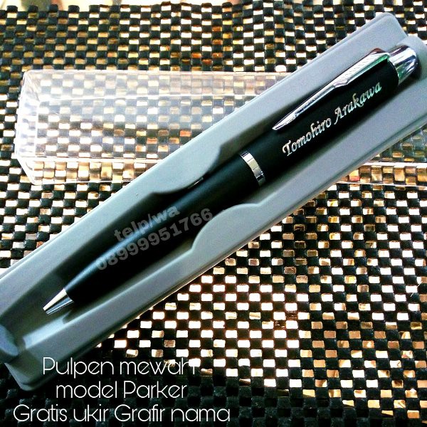 

Terlaris pulpen mewah model parker gratis ukir grafir nama