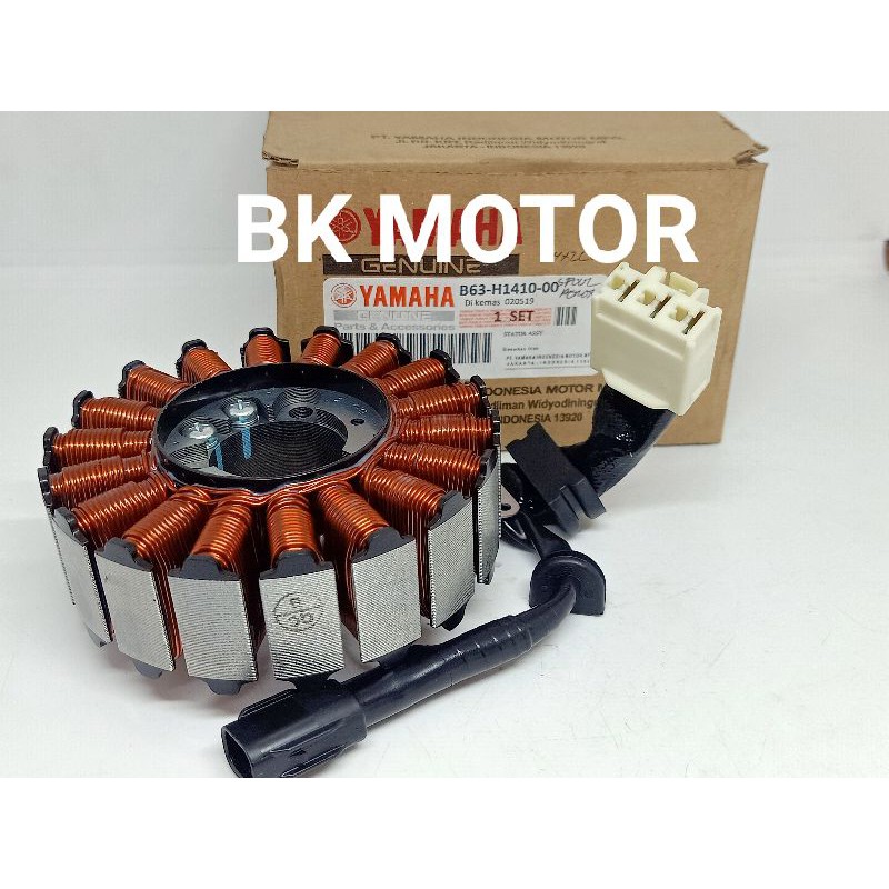 SPULL SET SENSOR ACG STARTER PULSER MAGNIT CKP KAKI 4 ORIGINAL PART YAMAHA NEW AEROX 155 VVA ASLI
