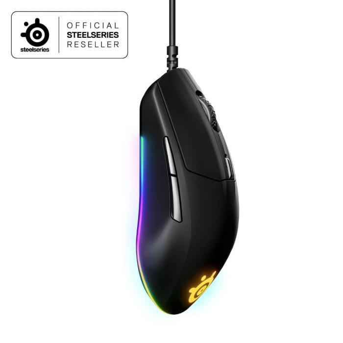 Steelseries Rival 3 Wired - Gaming Mouse - True Move Core Sensor RGB - Original - Garansi Resmi 1 th