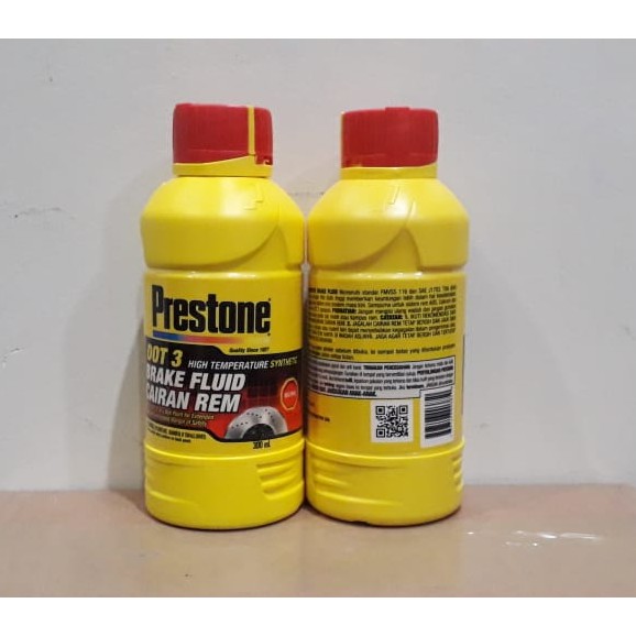 MINYAK REM PRESTONE DOT 3 BRAKE FLUID CAIRAN REM MERAH ISI 300 ml