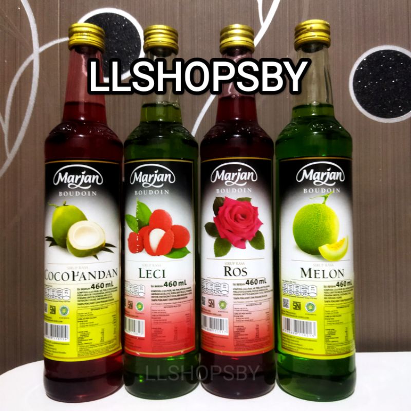 

marjan sirup coco pandan melon leci rose 406ml abc melon lemon rose 460ml sirup marjan