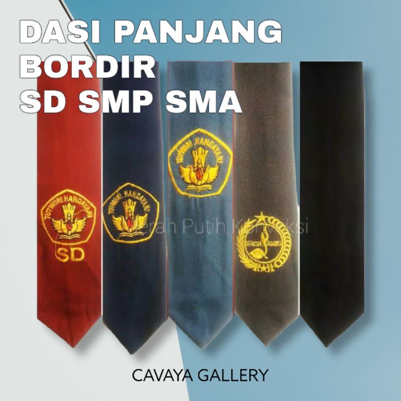 DASI SEKOLAH PANJANG SD SMP SMA - DASI PANJANG SEKOLAH SD SMP SMA
