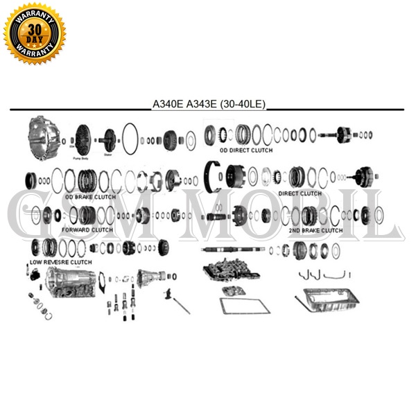 Packing Set Toyota Innova Crown A340 30-40LE 04351-71060 - 10006798