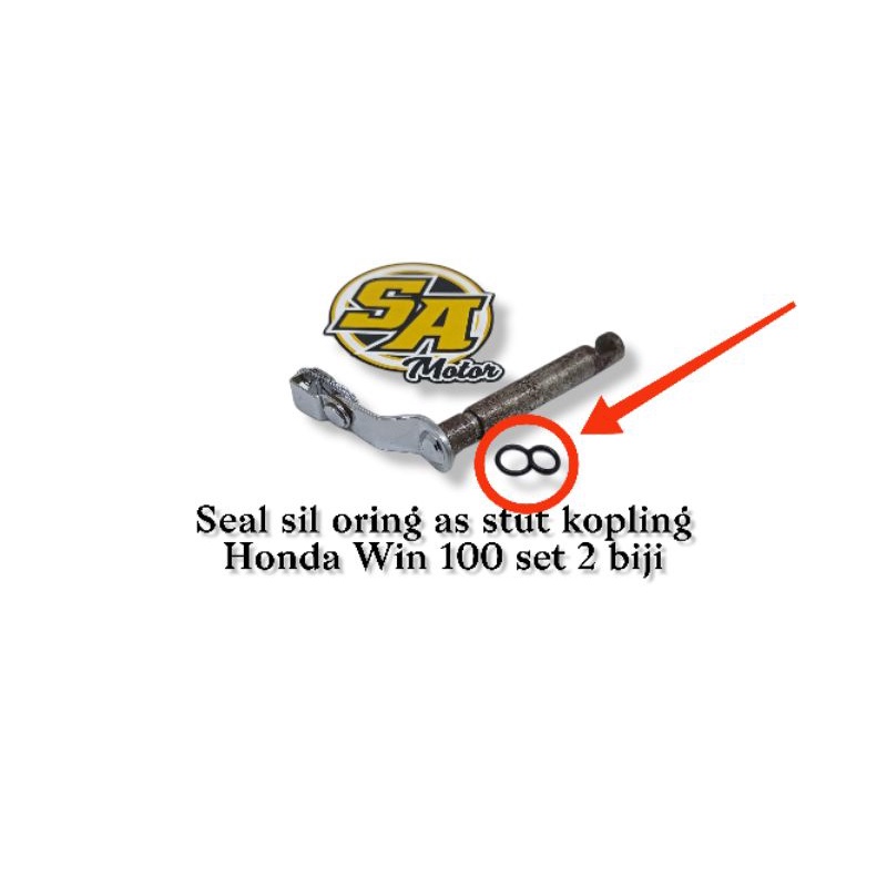 SEAL SIL ORING TUAS AS STUT KOPLING HONDA WIN 100 PNP PRESISI SET 2 BIJI