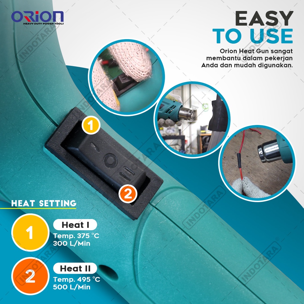 Heat Gun Hot Gun Electric Orion HG012A