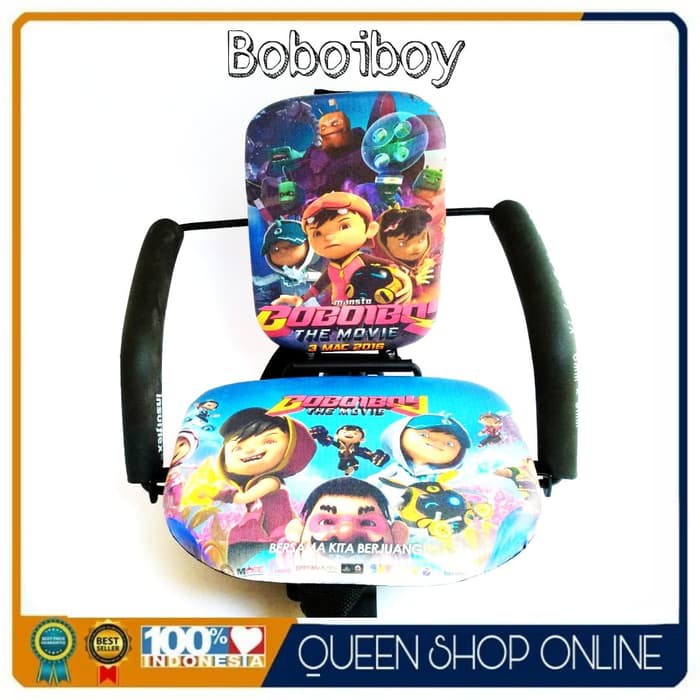 Kursi Boncengan Anak Khusus Motor Manual / Bebek - Boboiboy