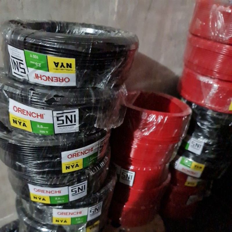 Kabel Listrik Orenchi NYA 1 x 2,5 50 Meter Engkel / Kabel Orenchi Tunggal NYA 1x 2,5 50 Meter