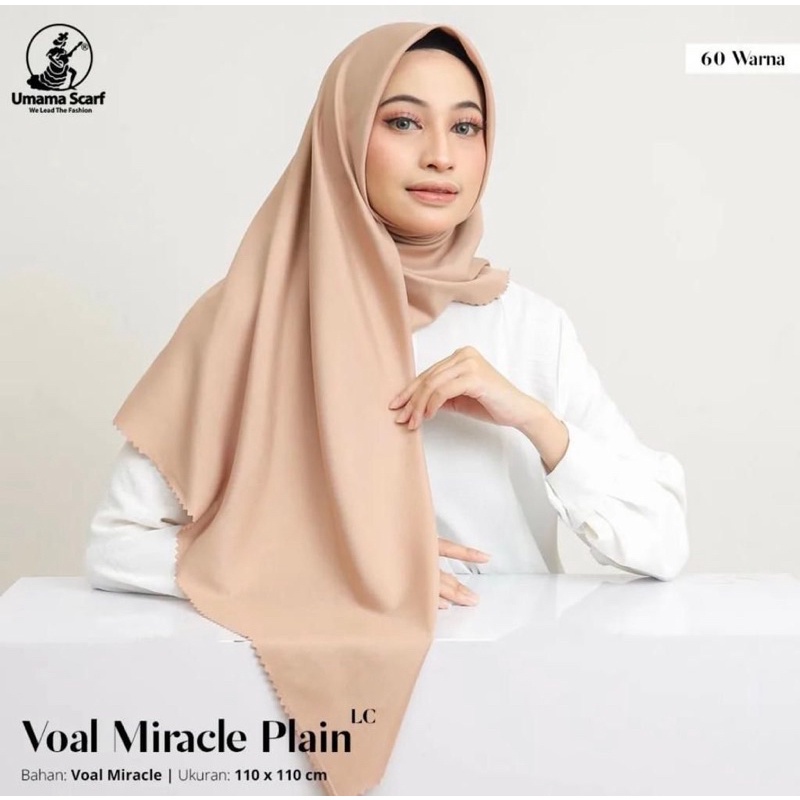 SEGIEMPAT VOAL MIRACLE LC ORIGINAL UMAMA SCARF(STANDART)