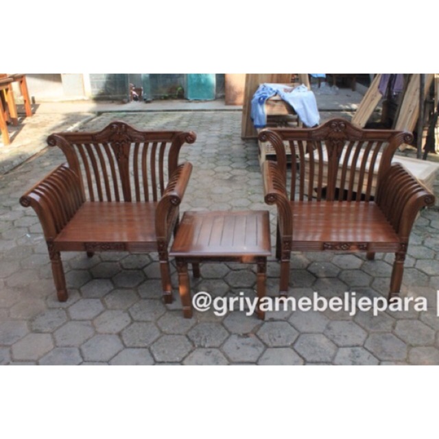 Kursi teras kayu jati jepara